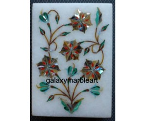  marble inlay box with paua shell box-RE2315