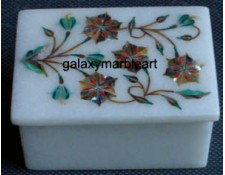  marble inlay box with paua shell box-RE2315