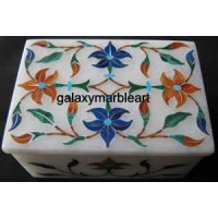 geometrical design lapis-cornelian stones combination box-RE2302