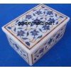 Jasmine flower geometrical design inlay box-RE3405