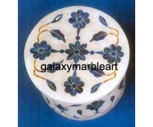 marble inlay ring box-RO2107