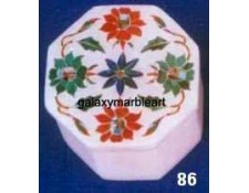 Lovely marble inlay ring box OC286