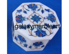 rose flower marble inlay box OC3116