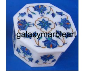 rose flower marble inlay box OC3116