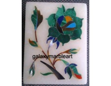 Agra marble inlay work box-RE22501