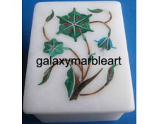  taj mahal inlay art marble box-RE22508