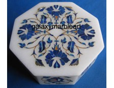 agra marble inlay box-OC503