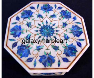 indian marble inlay box-OC6102