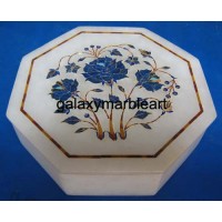 taj mahal marble inlay box-OC604