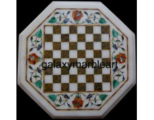 marble chessboard with inlay work 12" Chess-1207