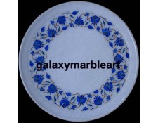 Marble inlay marquetry work plate Pl-1104