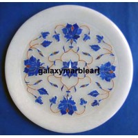 Elegant  stones inlay work plate Pl-601