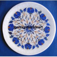 Semi-precious stones inlay work plate Pl-602