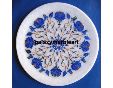 Semi-precious stones inlay work plate Pl-602