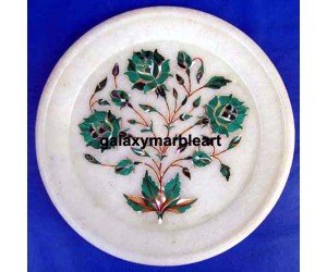 Floral design inlay plate Pl-604