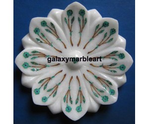 Marble Lotus plate Pl-618