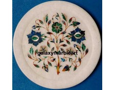 Simple design floral inlay plate Pl-642