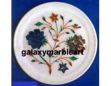 Simple design floral inlay plate Pl-670