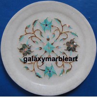 Pietra dura marble plate Pl-509