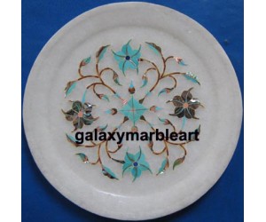 Pietra dura marble plate Pl-509