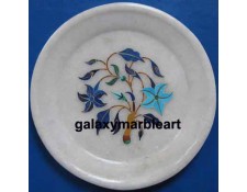 Home decor marble inlay plate Pl-514