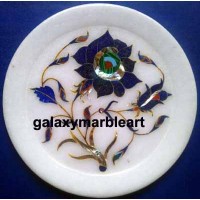 Decorative stones inlay work plate Pl-536