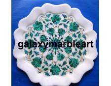 A quality product in marble inlay plate Pl-1004