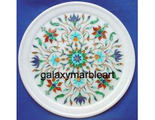 A classic design stones inlaid marble plate Pl-1010