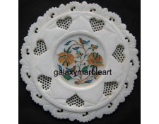 Filgree work with inlay art from Taj Mahal plate pl-709 