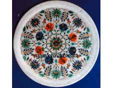 Marble inlay plate with good design Pl-952