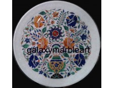 An unique design marble inlay wall plate Pl-1219