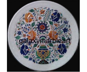 An unique design marble inlay wall plate Pl-1219