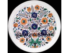 Best claassic design marble inlay plate Pl-1304