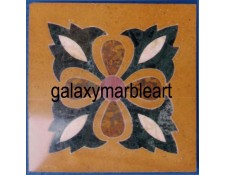 Marble inlay tile with simple design SQJT-4082