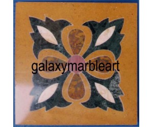 Marble inlay tile with simple design SQJT-4082