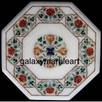 Super Quality Agra marble inlay handicraft table top WP-1602