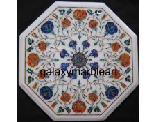  High quality Pietra dura stones inlaid rose flowers table top WP-16215