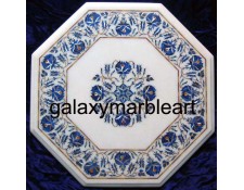  Stone pietre dure white table top WP-1801