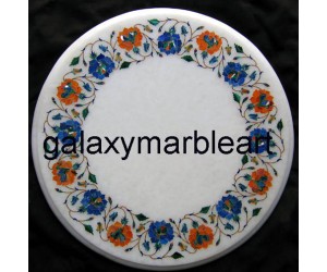 Decorative marble inlay handicraft table top WP-18202