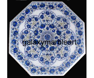 Decorative stone inlaid marble	table top WP-18207