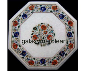 Exquisite marble inlay table top WP-18216