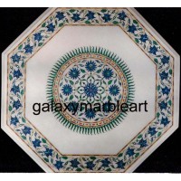 Classical Taj Mahal sunflower design marble inlay table top WP-1891