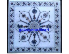 Square Taj Mahal inlay work table top 36" WP-36154