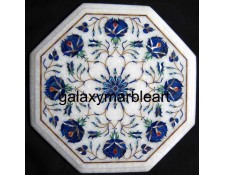 Taj Mahal inlay work marble table top 12" WP-1211