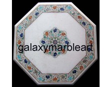 home décor marble inlay table top 21" WP-21113