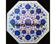 Appealing white marble inlay coffee table top WP-1406